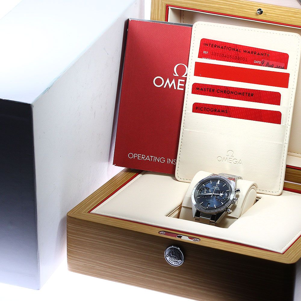 オメガ スピードマスター 美品 箱、保証書付き - 腕時計(アナログ)