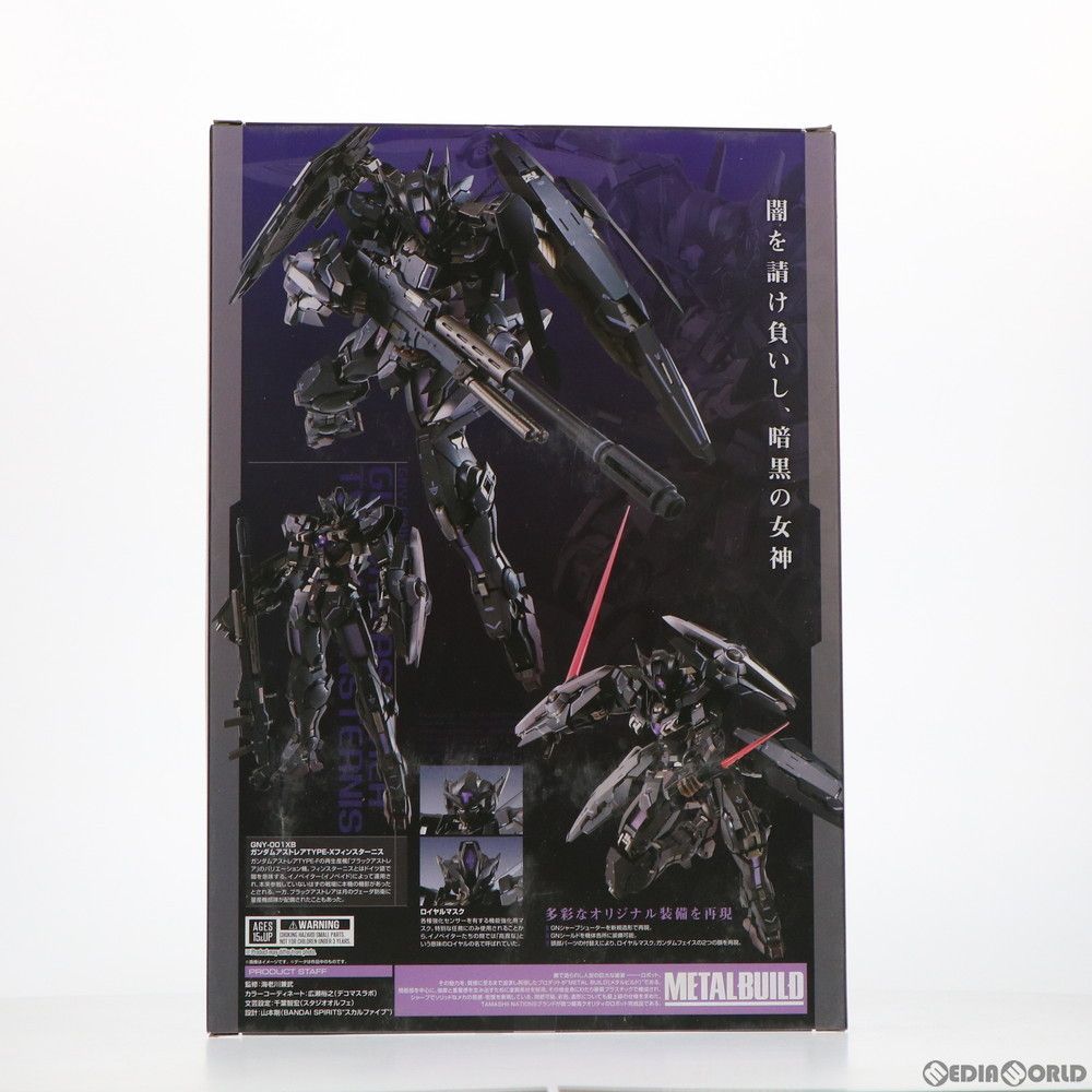 BANDAI - 魂ウェブ商店限定 L BUILD ガンダムアストレアTYPE-Xフィンスターニス 機動戦士ガンダム00(ダブルオー) 完成品 可動フィギュア バンダイスピリッツ METAL BUILD ガンダムアストレアTYPE-Xフィンスターニス