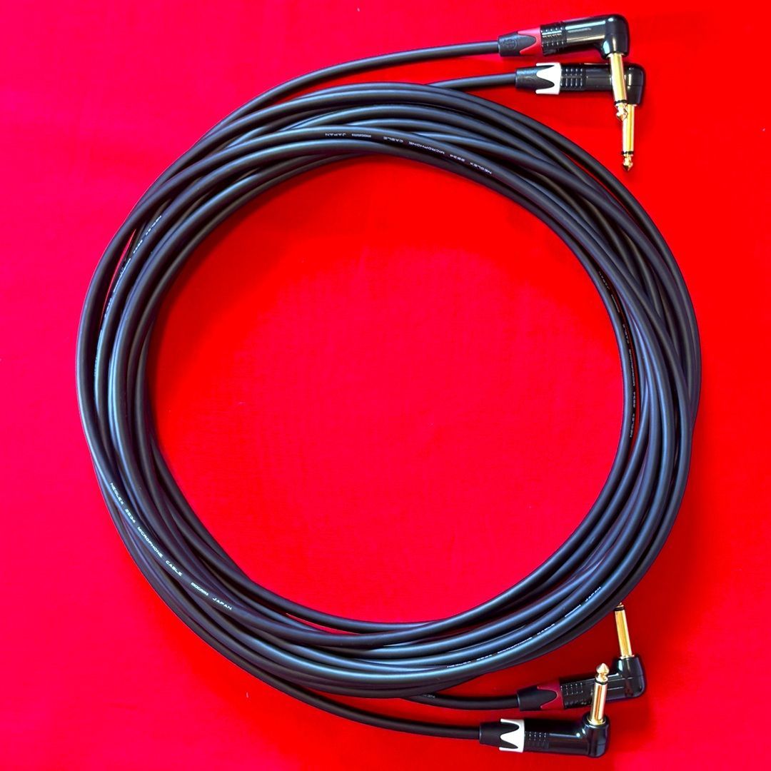 匿名配送‼ mogami 2534 Keyboards Cables 5m LR LL Neutrik G Plated Plug