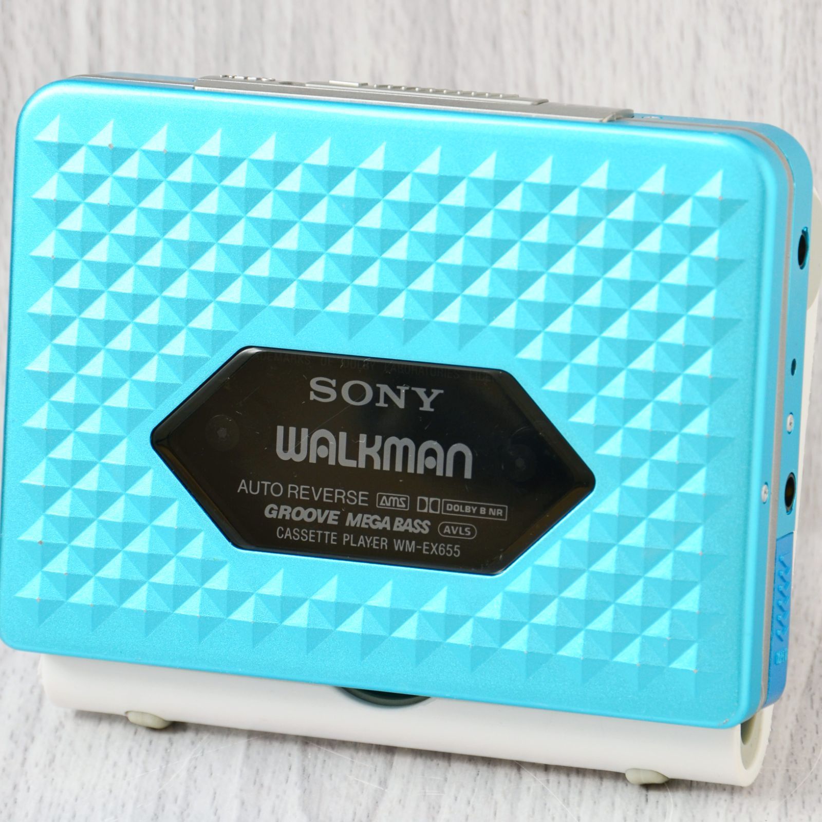 SONY ソニー カセットウォークマン WM-EX655 ブルー 整備済 動作品 