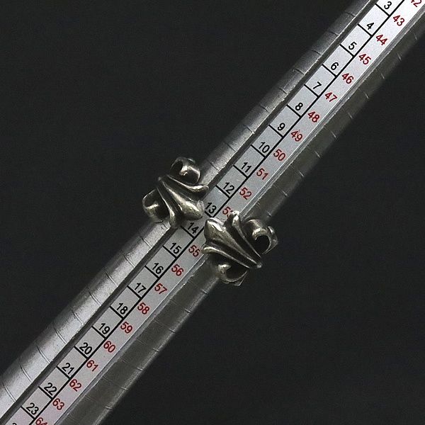 クロムハーツ DBL FLRL CRS/ダブルフローラルクロス シルバーリング