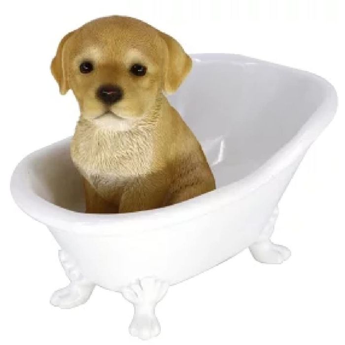 【新品・5営業日で発送】東洋石創 14244 ドッグオーナメント ラブラドール バスタブ