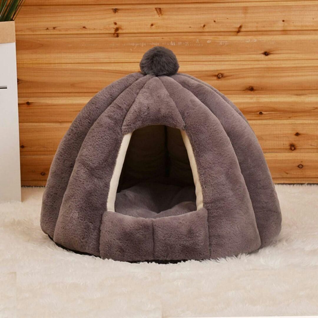 猫ハウス ドーム型 ペットハウス ペットベッド 猫小屋 犬小屋 小型犬 冬用