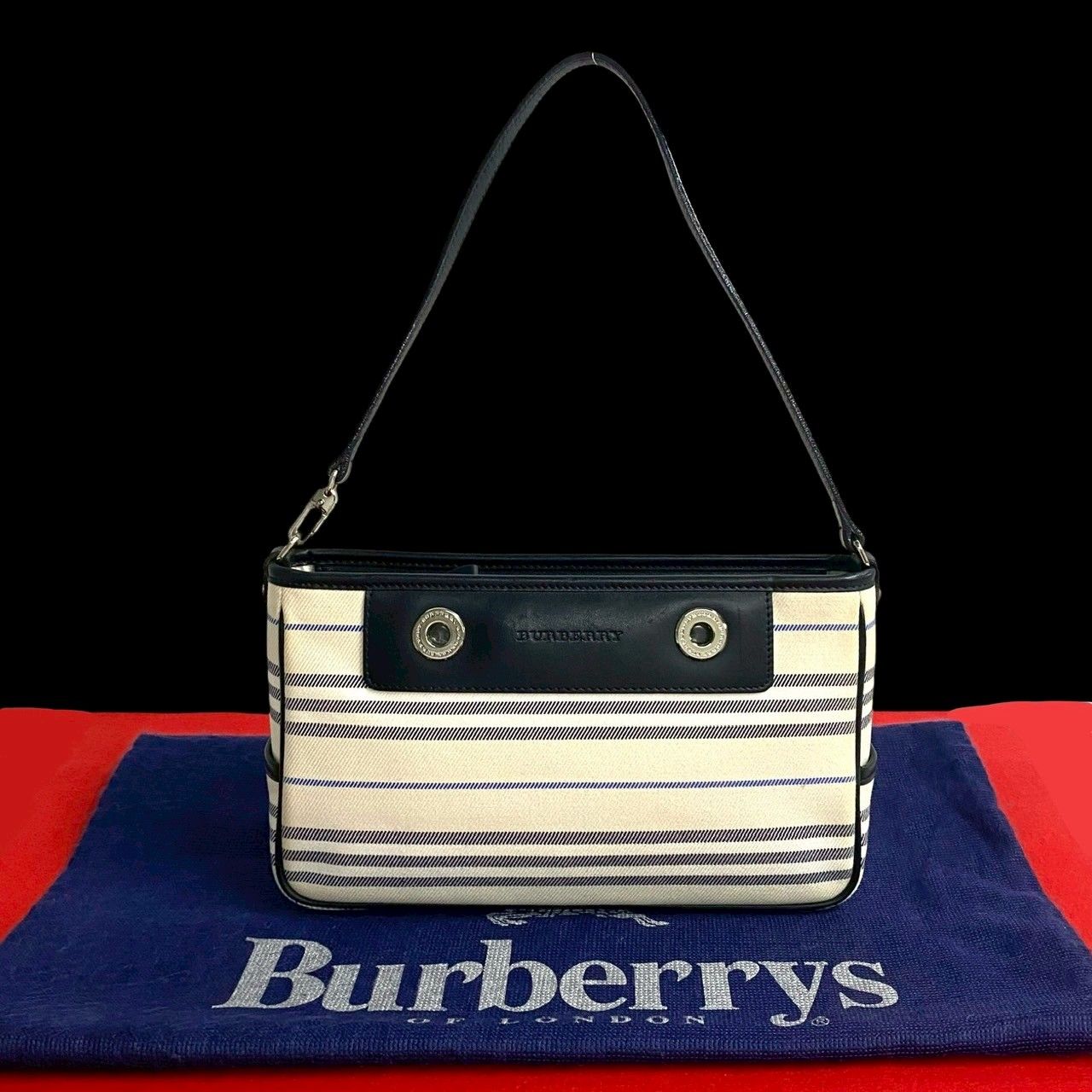 【希少】BURBERRY レザー 2way ロゴ金具 ビジネスバッグ 希少】BURBERRY レザー 2way ロゴ金具 ビジネスバッグ 希少
