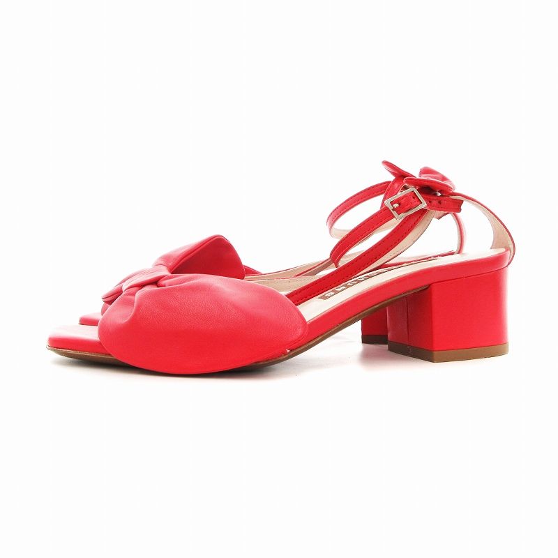 アレクサチャン ALEXACHUNG ストラップサンダル リボン チャン