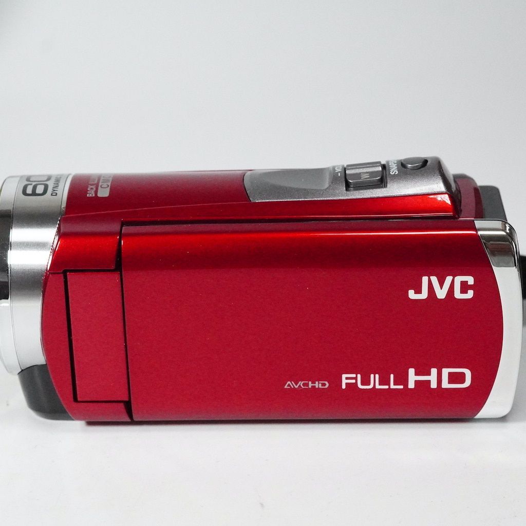 【動作〇】Victor ハンディカメラ GZ-HM133-R JVC Victor Everio GZ-HM133-R レッド 元箱 動作OK 返金保証