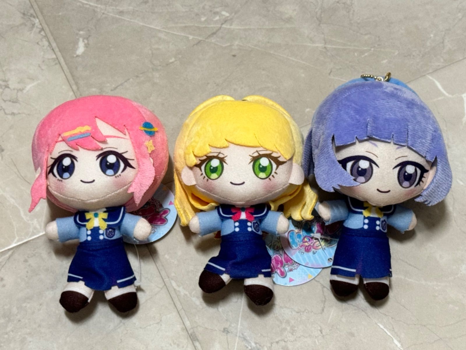 ひみつのアイプリ ぬいぐるみMC 私立パラダイス学園ver2 3種