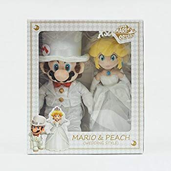 (未使用･未開封品)　スーパーマリオオデッセイ ぬいぐるみ マリオ&amp;ピーチ(ウェディングスタイル) 高さ42cm 6k88evb 中古】(未使用・未開封品) スーパーマリオオデッセイ ぬいぐるみ