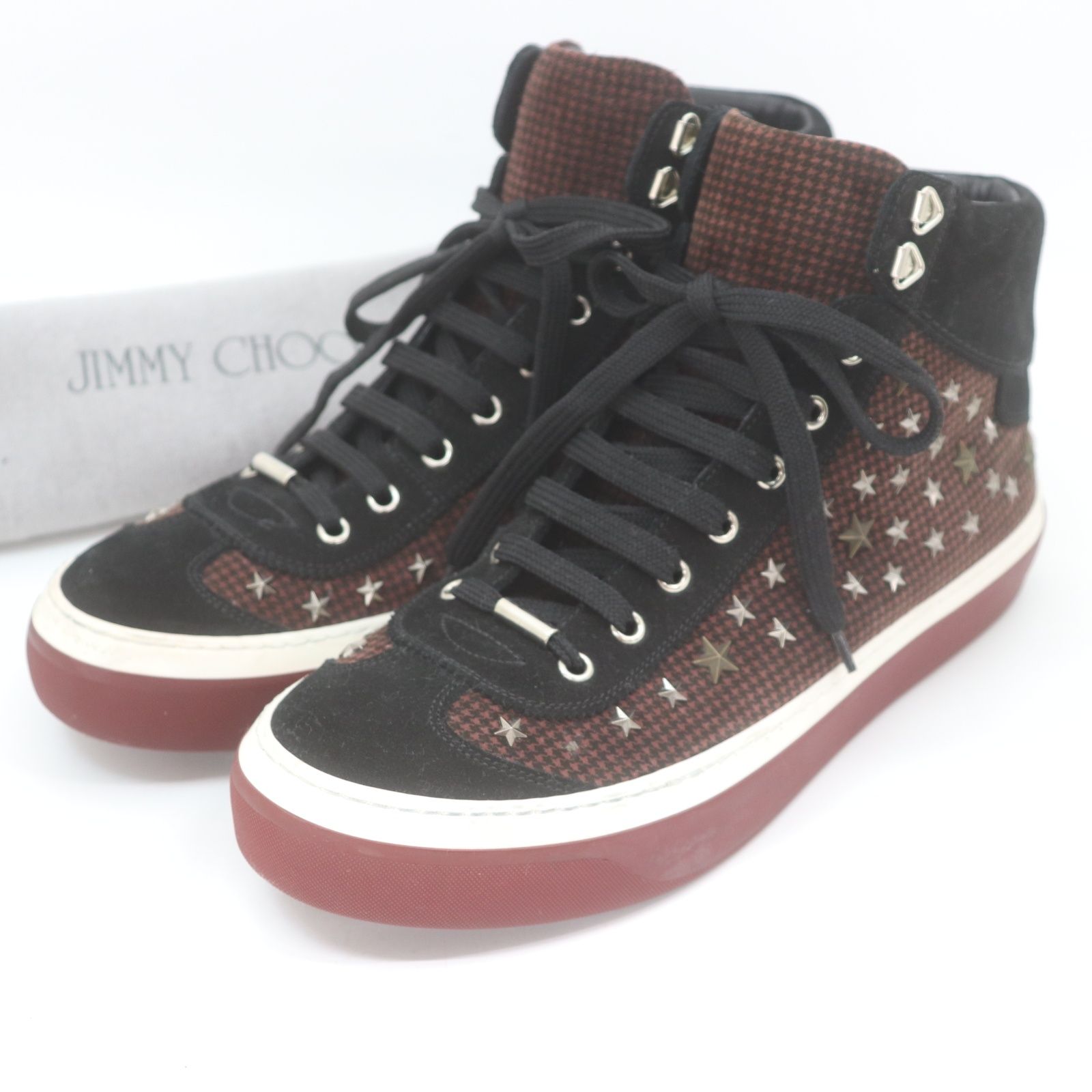 IT8H9Y2QXYCY JIMMY CHOO ジミーチュウ ハイカットスニーカー シューズ 