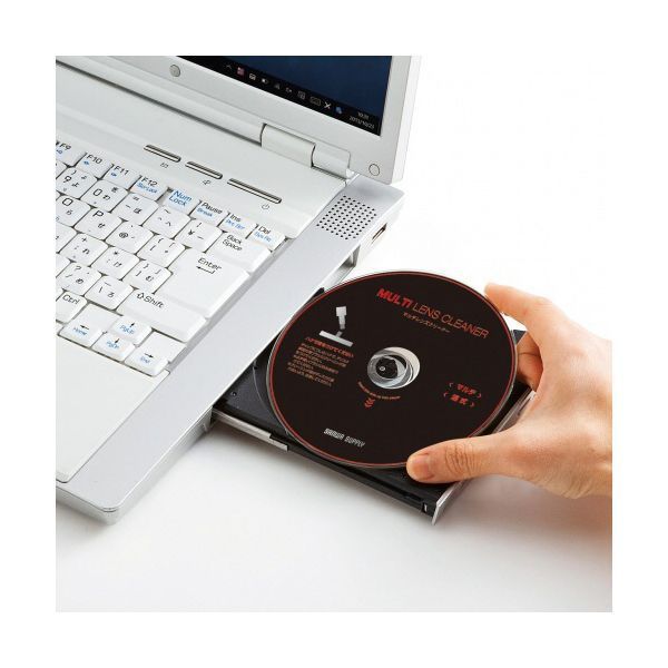 PAD　まとめ2点 まとめ） サンワサプライ マルチレンズクリーナー 湿式 CD-MDWN 1個