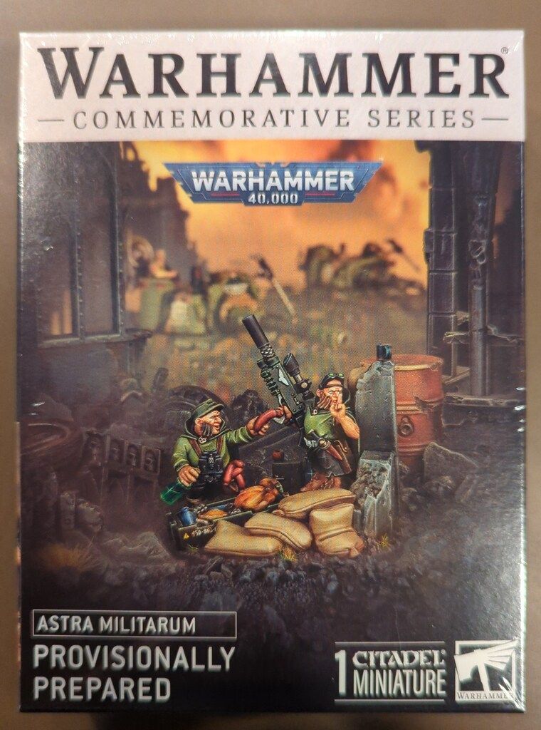 GAMES WORKSHOP WARHAMMER40000 ASTRA MILITARUM PROVISIONALLY PREPARED