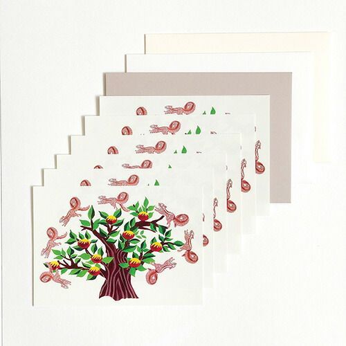 まとめ スコープ レターセット カード型レターセット a chipmunks tree りす 10100 ×18セット