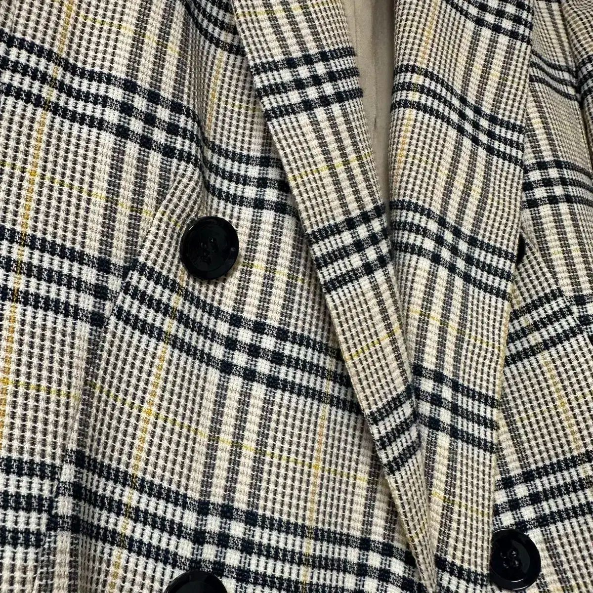 イェロー CHECK柄