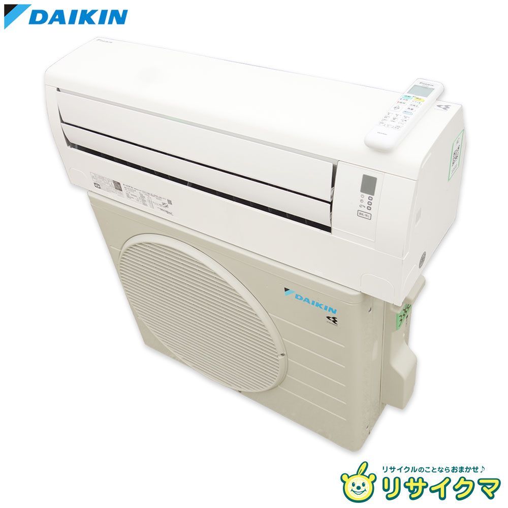 M▽ダイキン ルームエアコン 2025年 2.2kw ～8畳 光速ストリーマ搭載 コンパクトタイプ 自動掃除 AJT22ZCS 33559