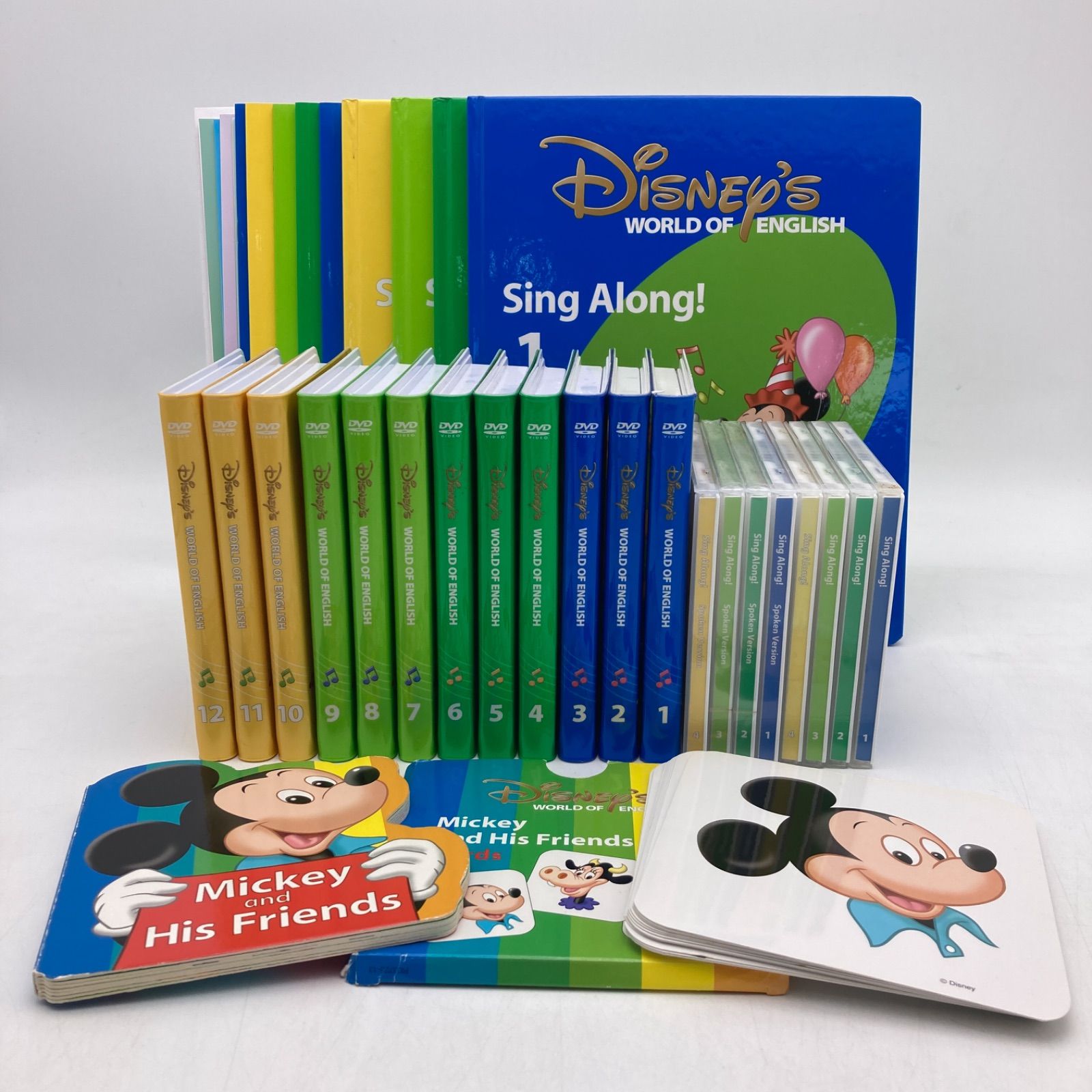 シングアロング 新子役 DVD12枚 絵本＆CD 字幕あり ディズニー