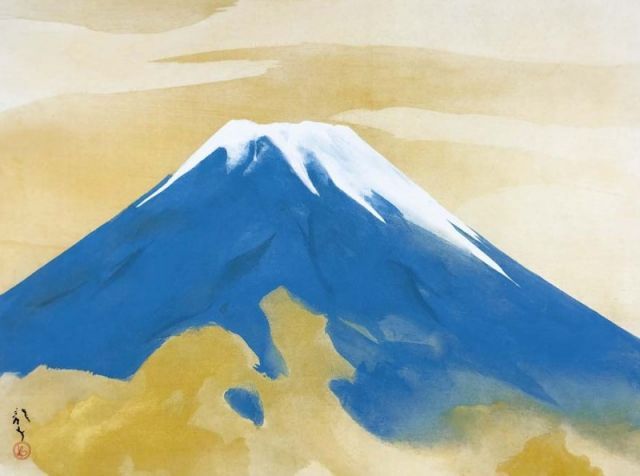 種類1：f4 額絵 川端龍子 富士 f8・f6・f4サイズ 日本の名画
