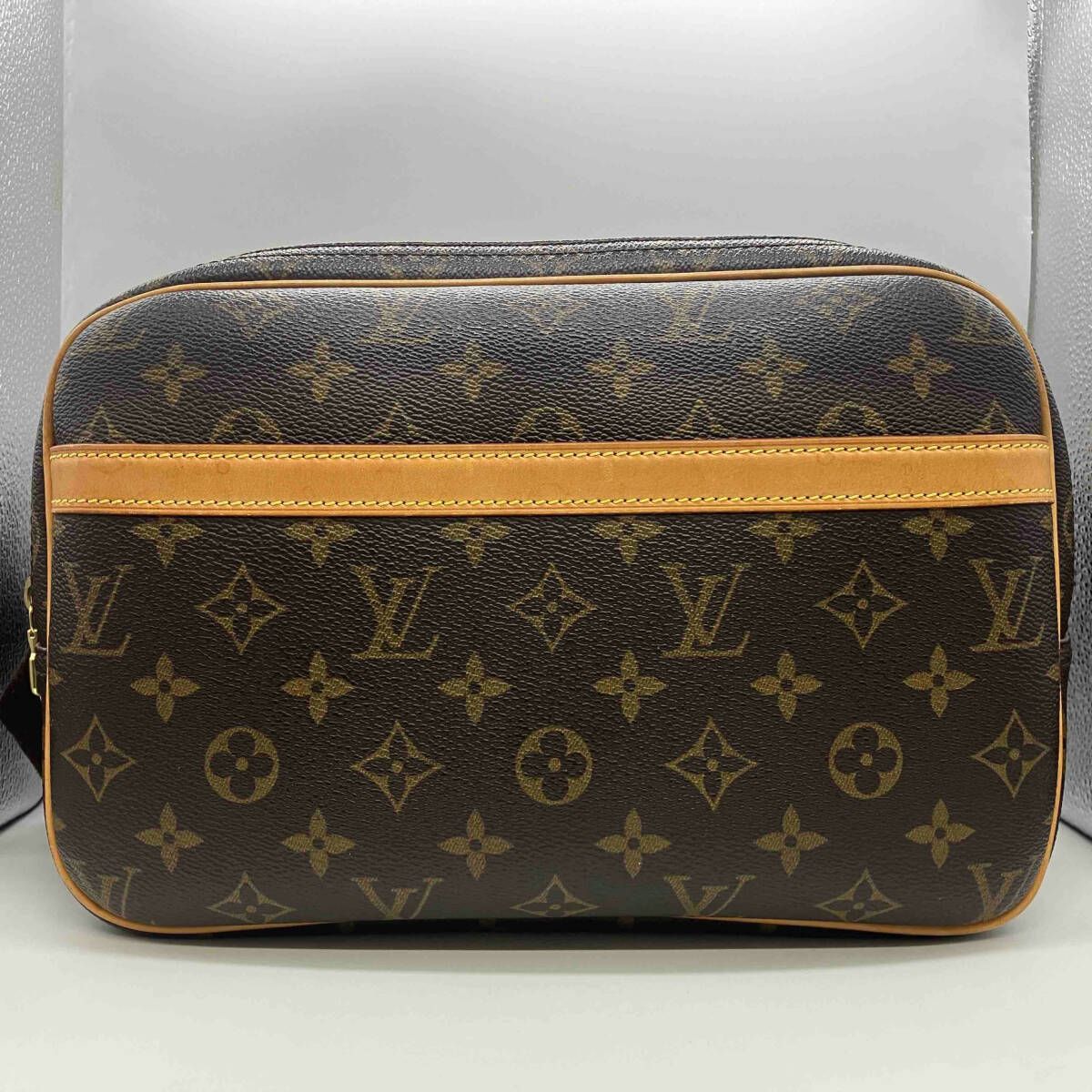 LOUIS VUITTON ルイ ヴィトン モノグラム M45254 リポーターPM ショルダーバッグ