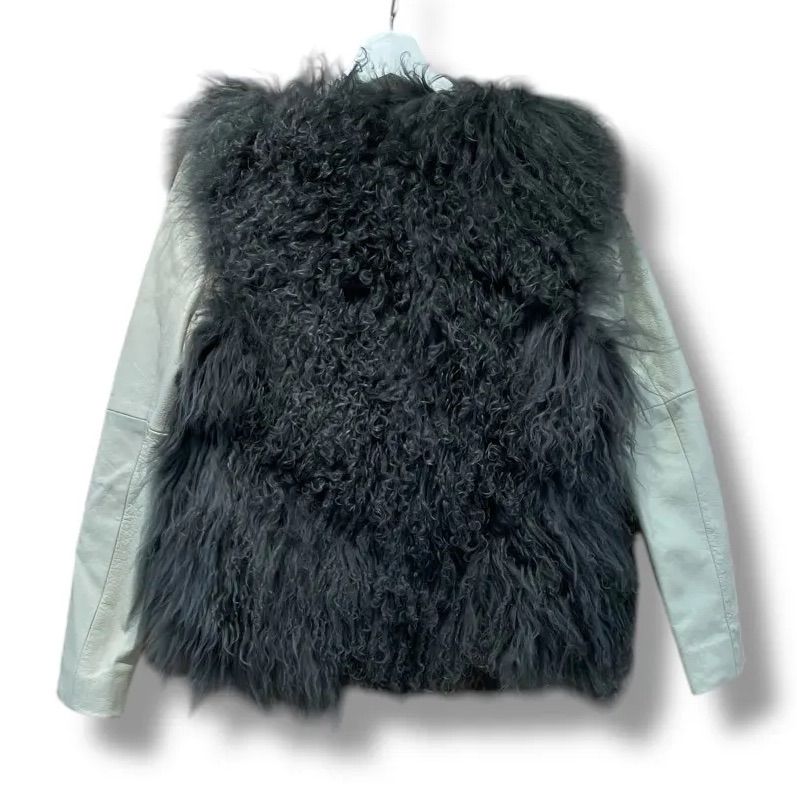 ダブルスタンダードレザー×チベットラムファージャケット新品未使用