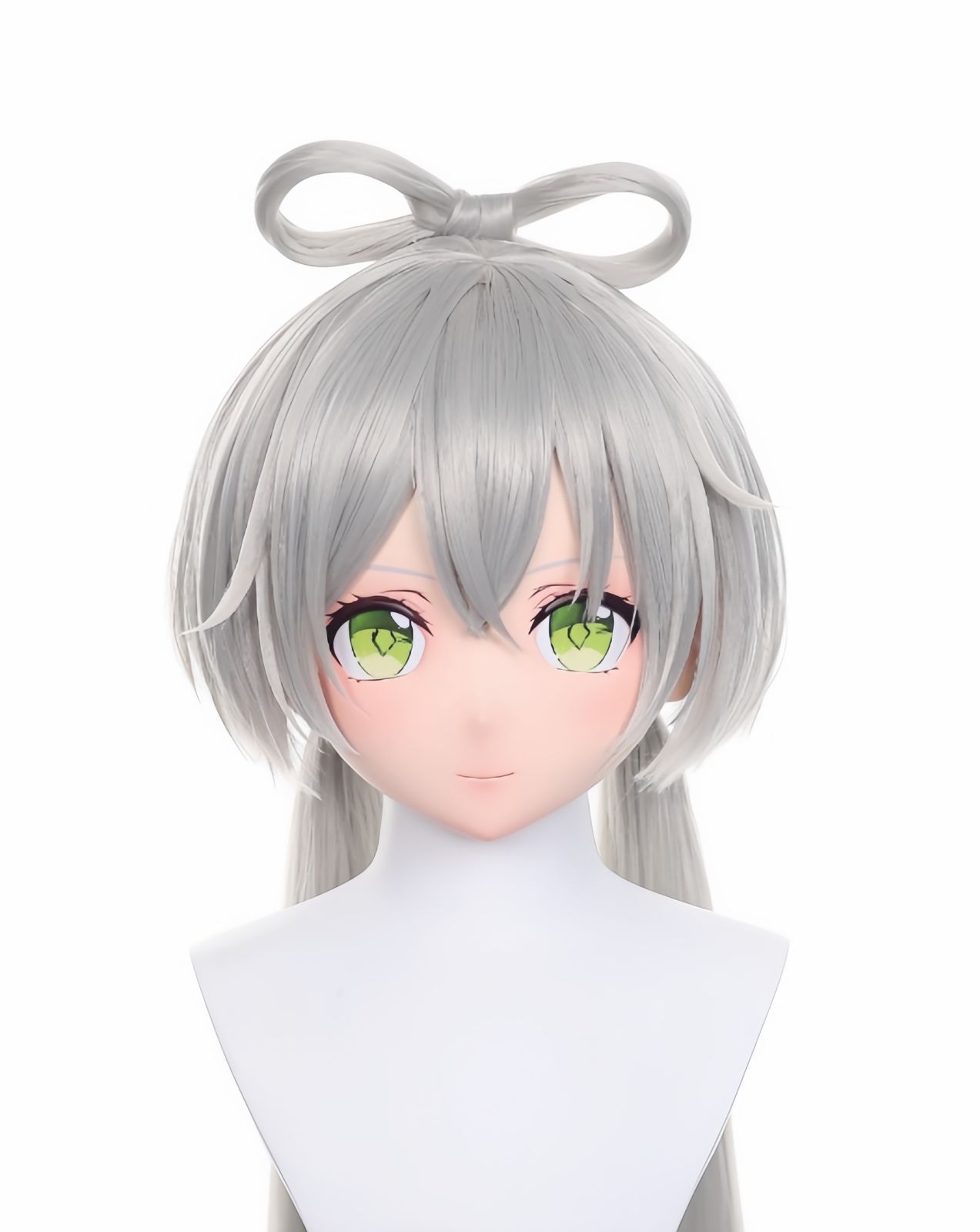 全頭マスク カツラ付き ロック付き NO.398 ドール ヘッドロリータ人形 コスプレ 変身 仮装 着ぐるみ kigurumi 二次元