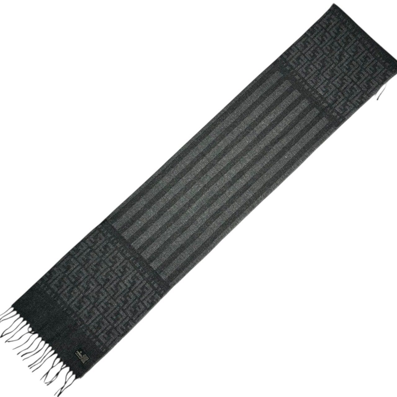 FENDI(フェンディ) Zucca pattern acrylic scarf ズッカ柄