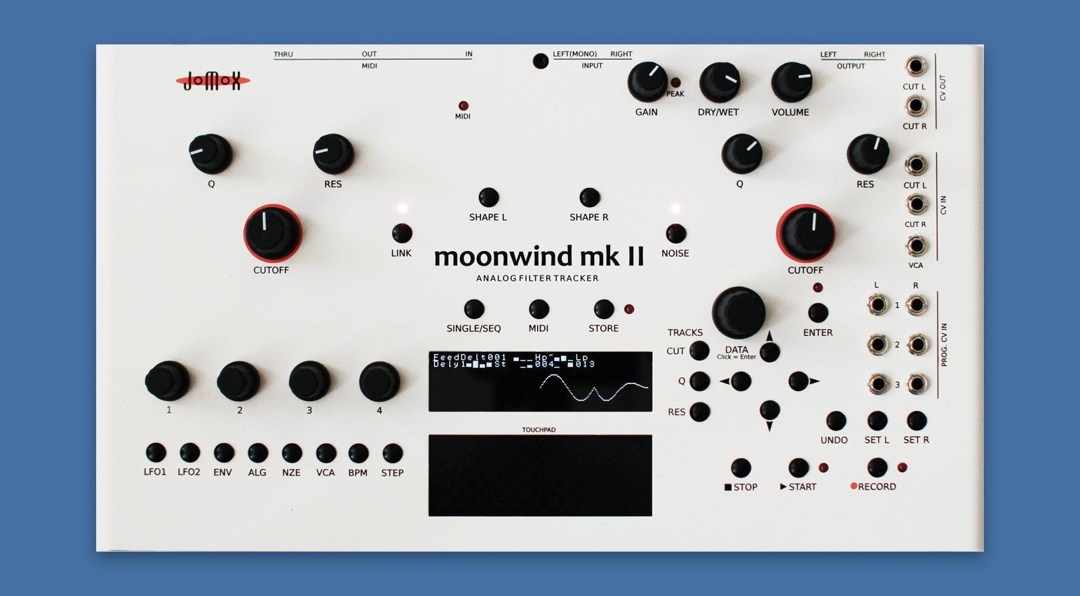 Jomox Moonwind Mk II ステレオ アナログ フィルター