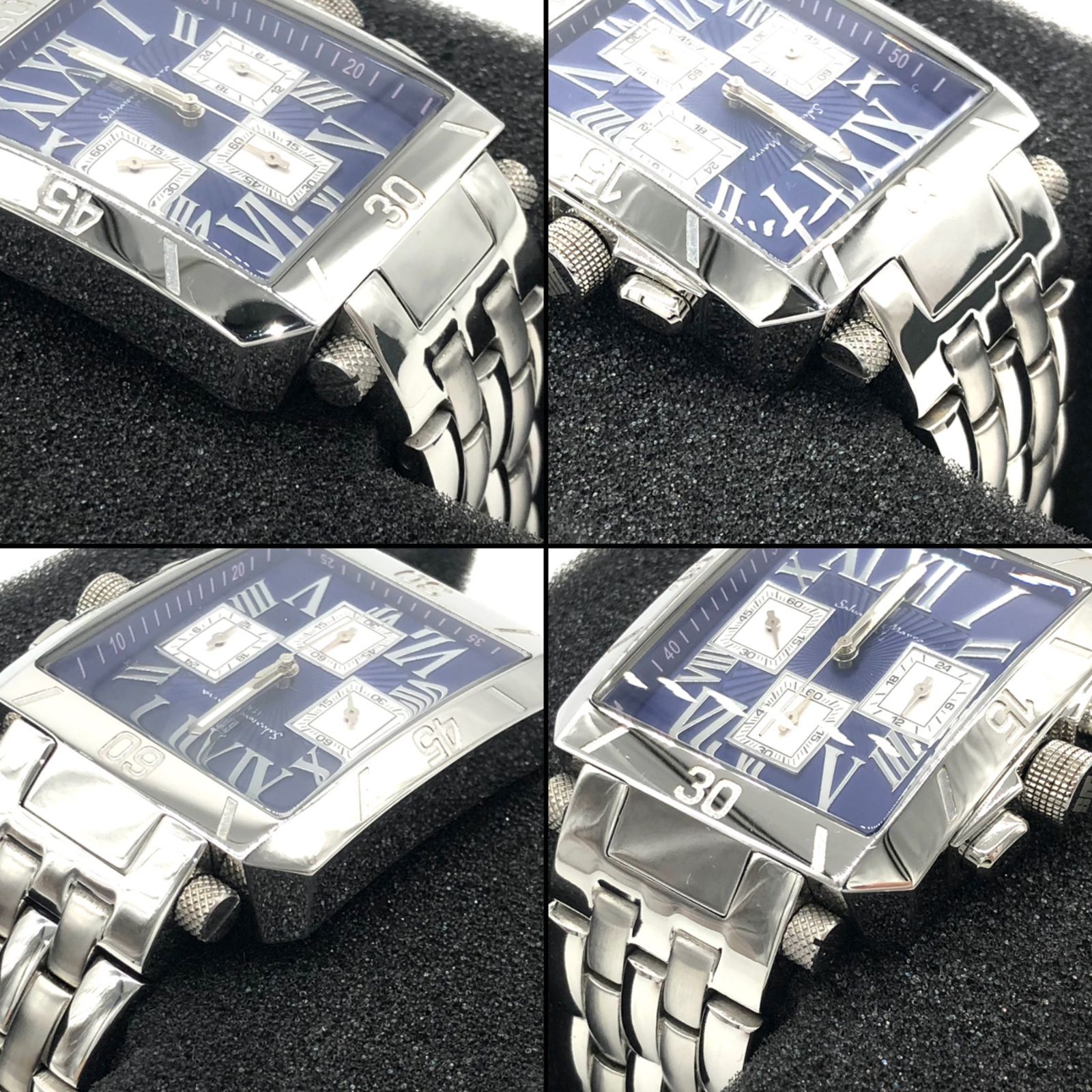 ▽【不動品】Salvatore Marra/サルバトーレマーラ クロノグラフ SM 
