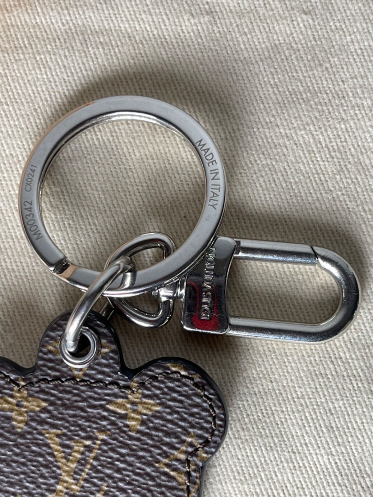 LOUIS VUITTON ルイヴィトン キーホルダー ポルトクレ テディベア