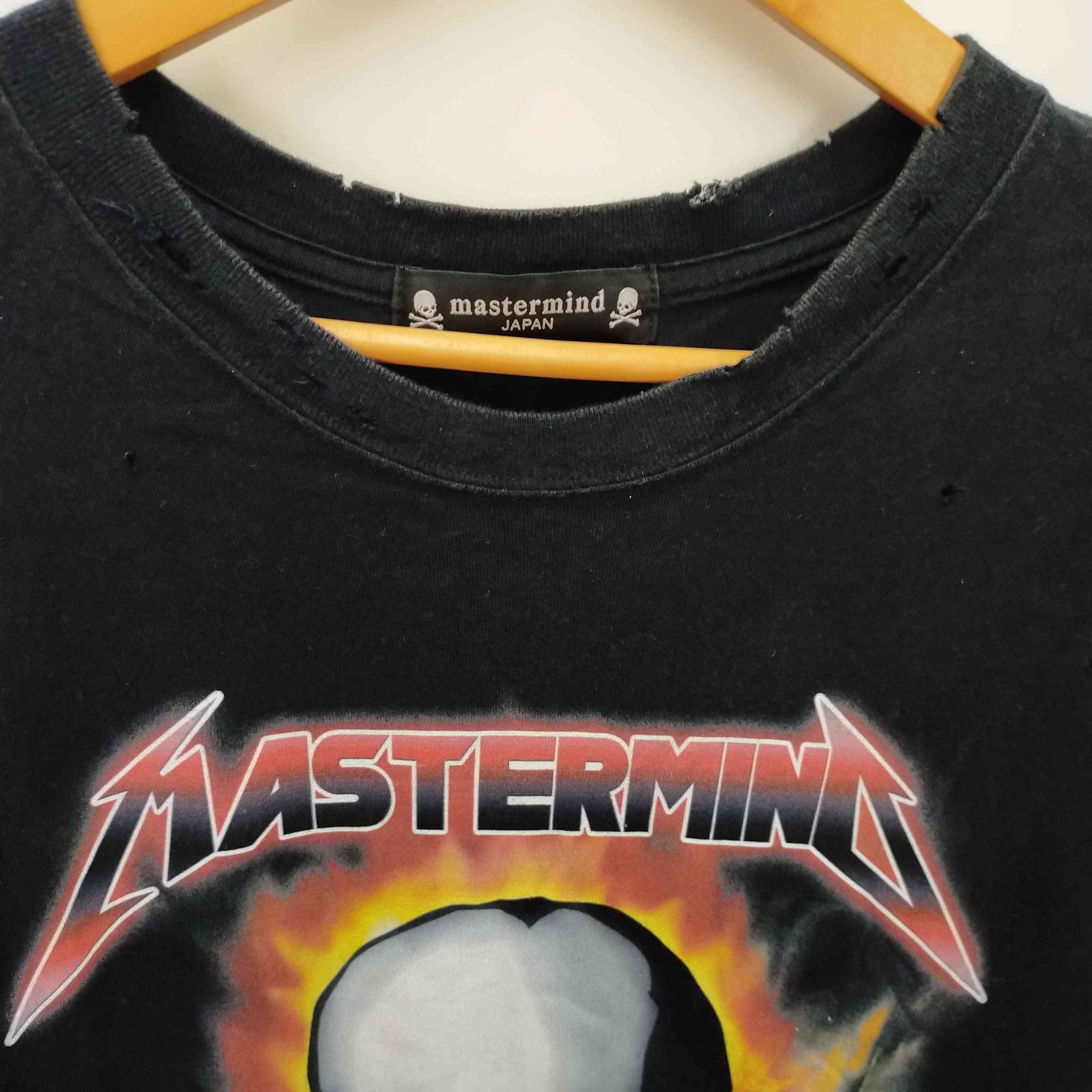 マスターマインド mastermind JAPAN FLAME SKULL TEE スカルプリントT