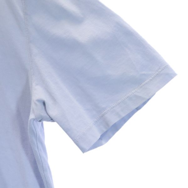 メゾンマルジェラ イタリア製 Vネック 半袖 Tシャツ 46 ブルー系 Maison Margiela メンズ 古着 220811 メール便可