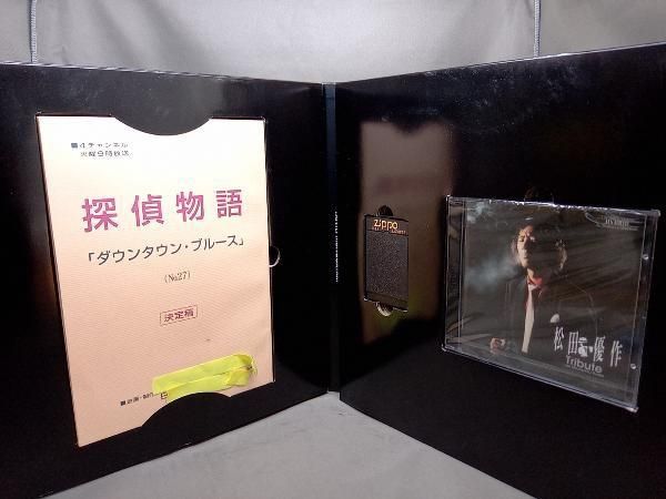 【レア】松田優作　パネル 松田優作/Tribute/Zippo/No.0999/Zippo×1 CD×1 台本×1