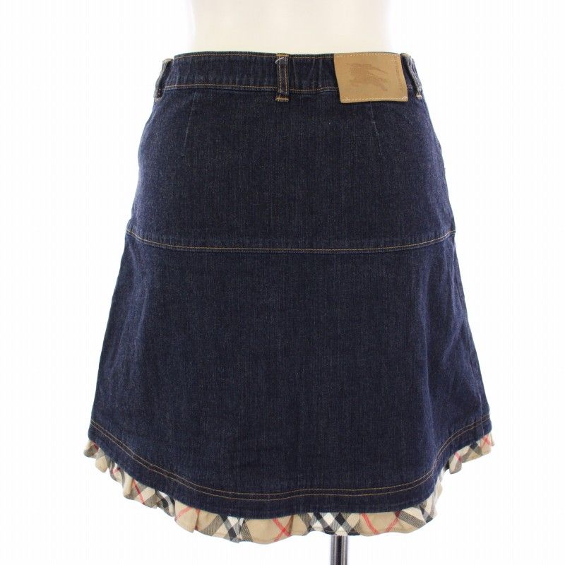 【美品】Burberry London バーバリーロンドン　デニムスカート BURBERRY LONDON バーバリーロンドン デニム スカート 38 バーバリー