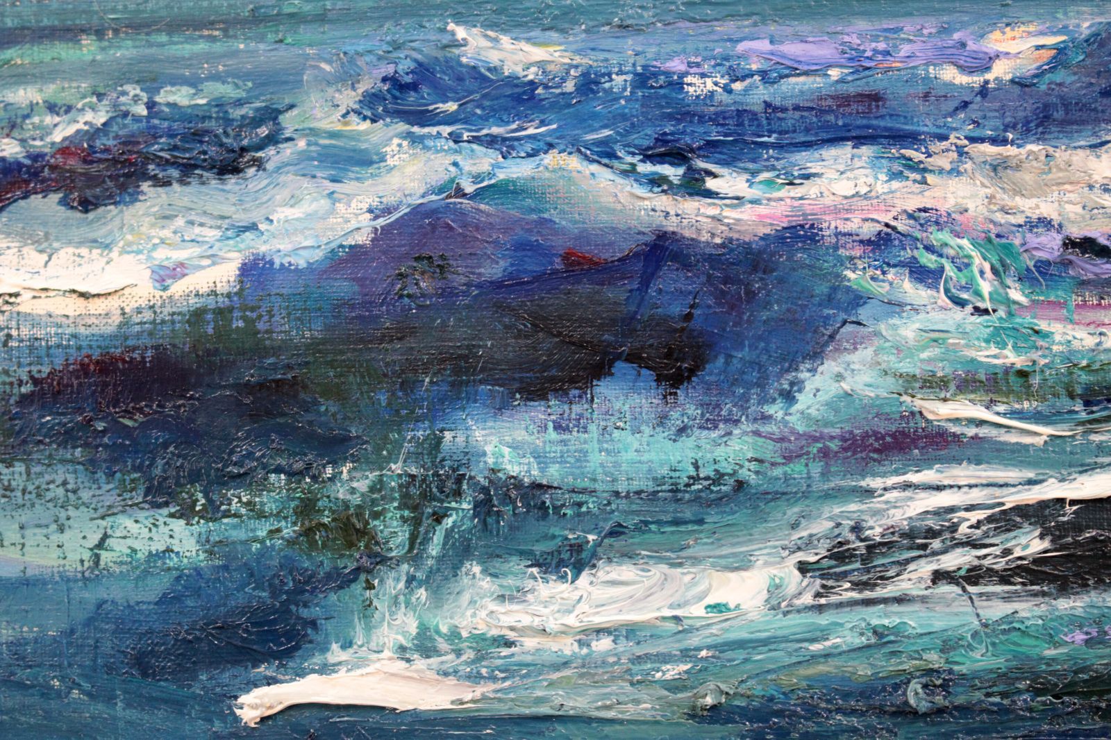 菊地又男 「留萌の海」 油絵・油彩画 絵画 菊地又男 「留萌の海」 油絵・油彩画 絵画の通販 by 北海道画廊