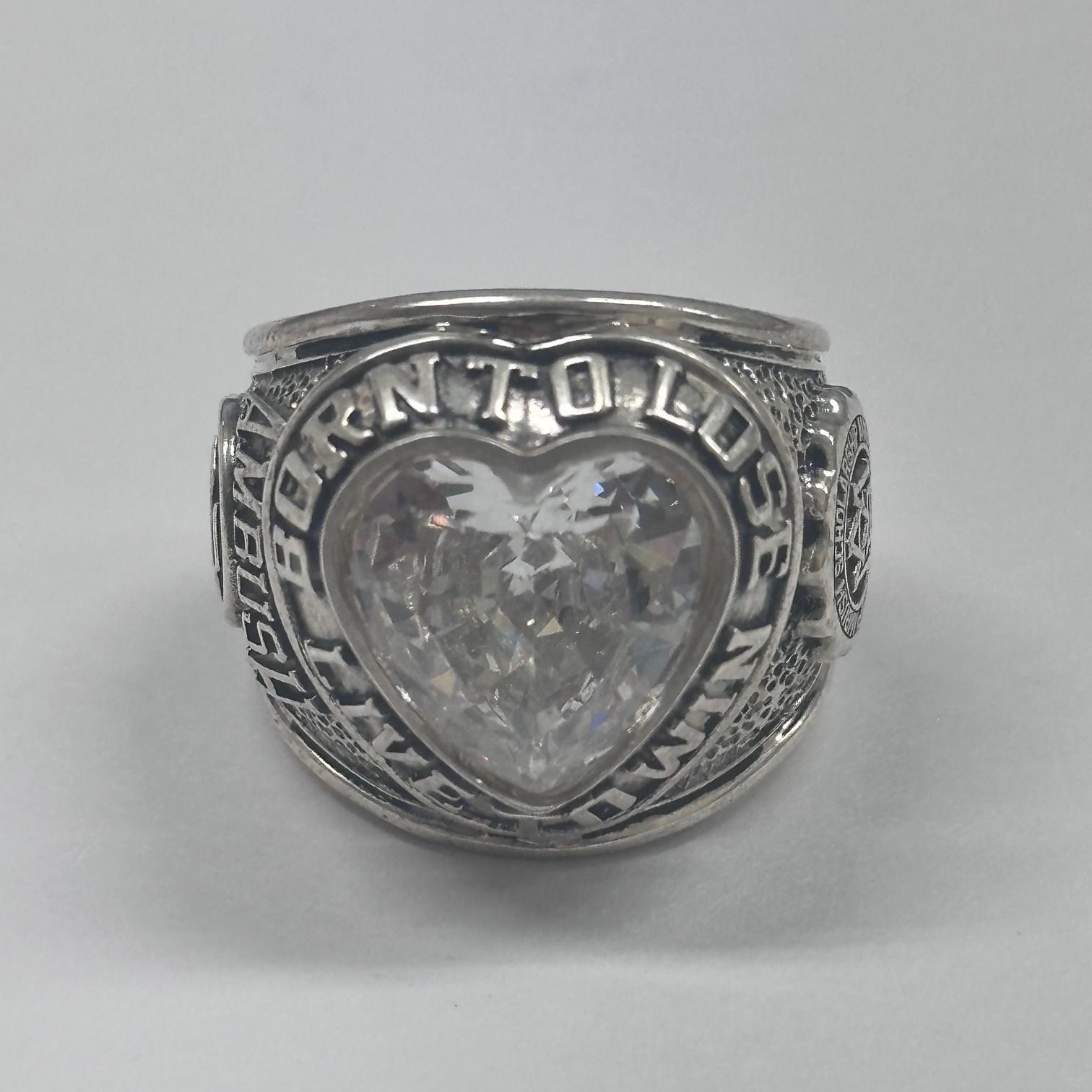 AMBUSH シルバー リング カレッジリング　Lサイズ 参考上代52800円 未使用品 AMBUSH HEART CLASS RING ハート