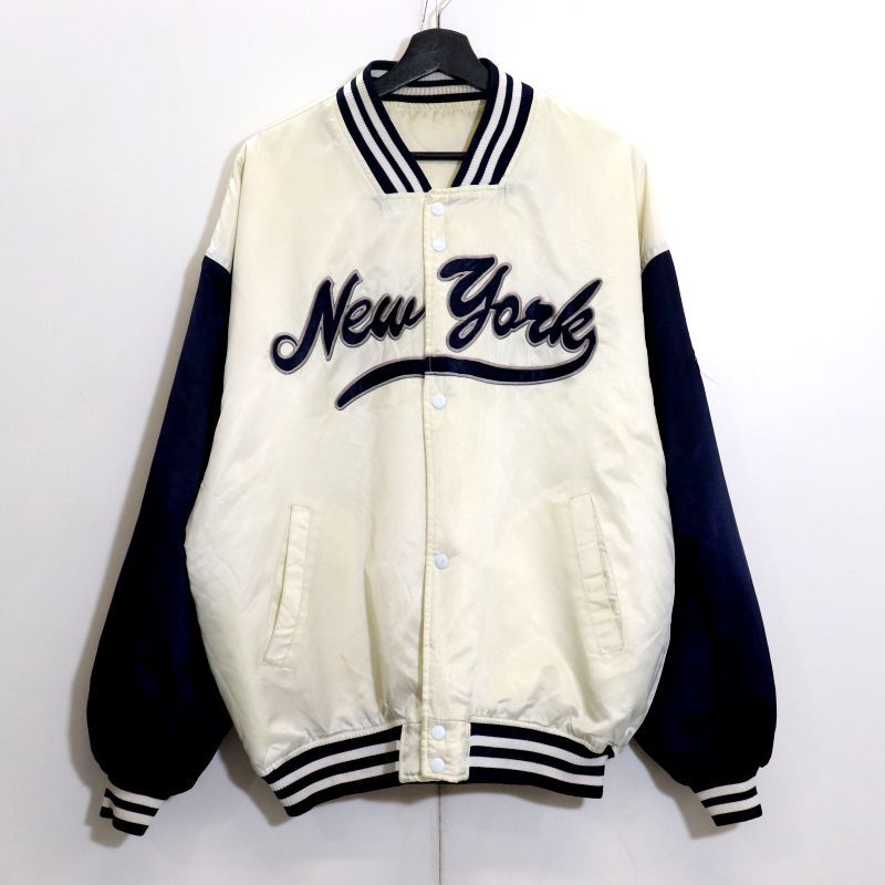 ヴィンテージ　リバーシブル　スタジャン 90s vintage リバーシブル スタジャン メンズ 表記XLサイズ - メルカリ