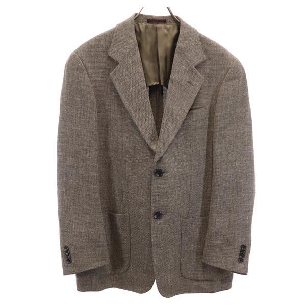 23区 オム リネンブレンド テーラードジャケット 44 グレー系 23区 HOMME メンズ 古着 【231203】
