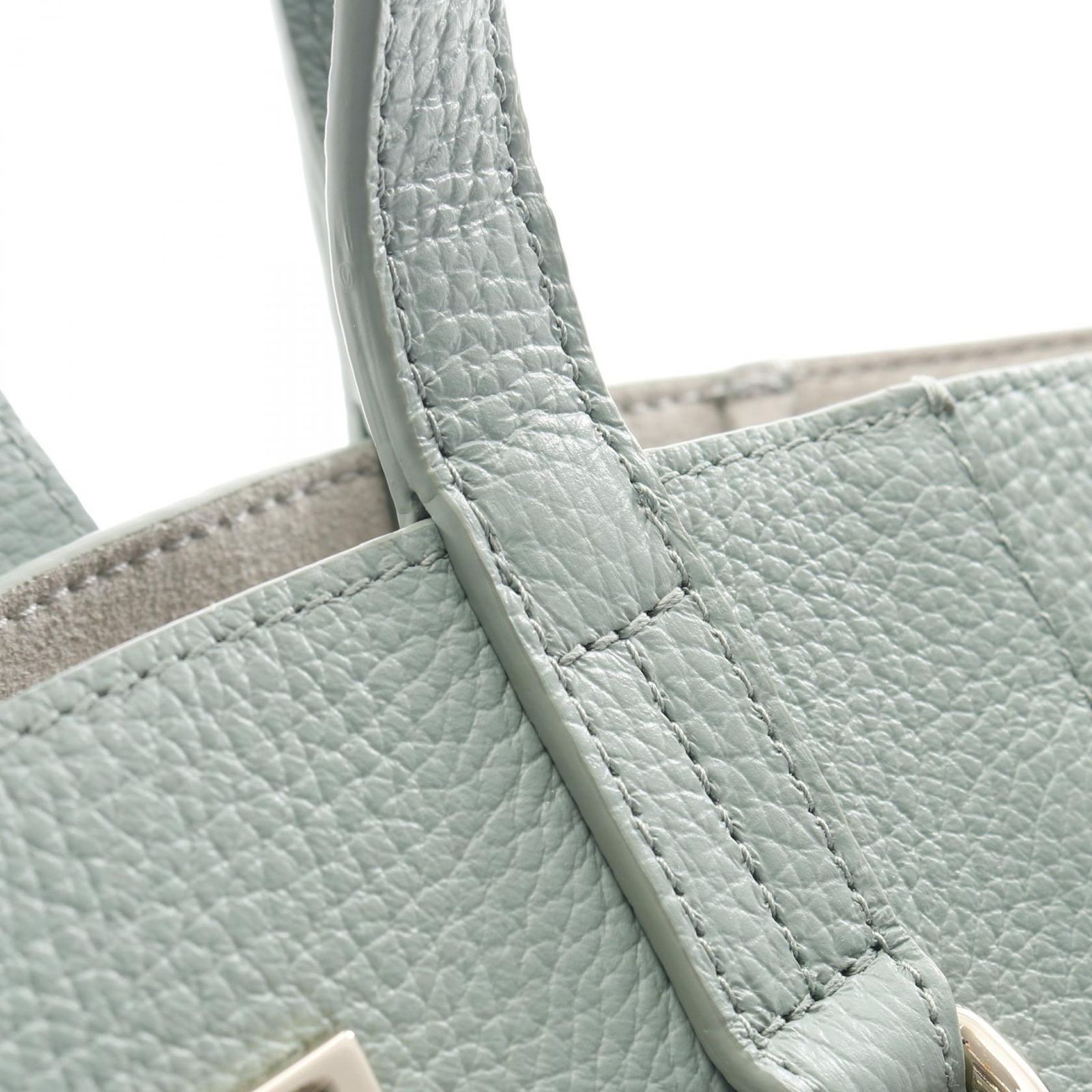 フルラ Furla ハンドバッグ ネット ミントグリーン レザー 
