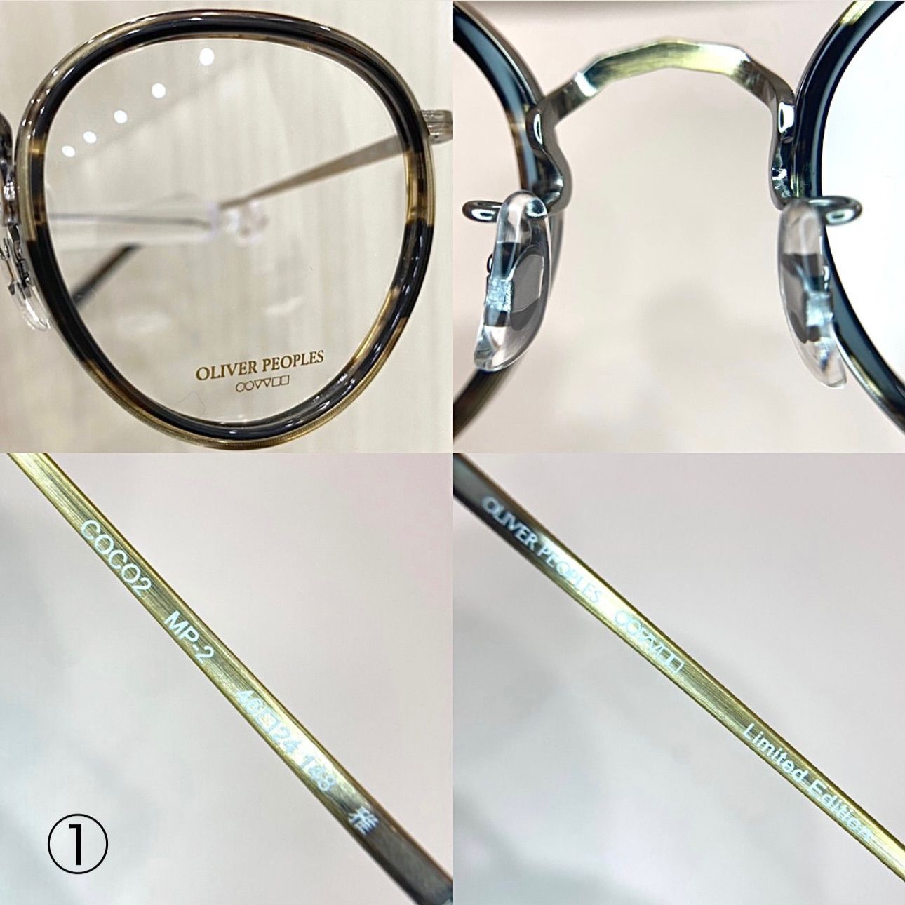 新品未使用】OLIVER PEOPLES オリバーピープルズ MP-2 limited Edition日本製 雅 巻きセル ラウンド ボストン メガネ  眼鏡 サングラス アイウェア 定価3.4万 OV7940 ブラック ゴールド - メルカリ