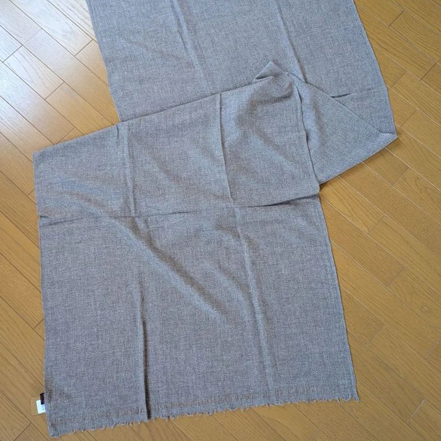 繊維の宝石◆自然色パシュミナ大判ストール