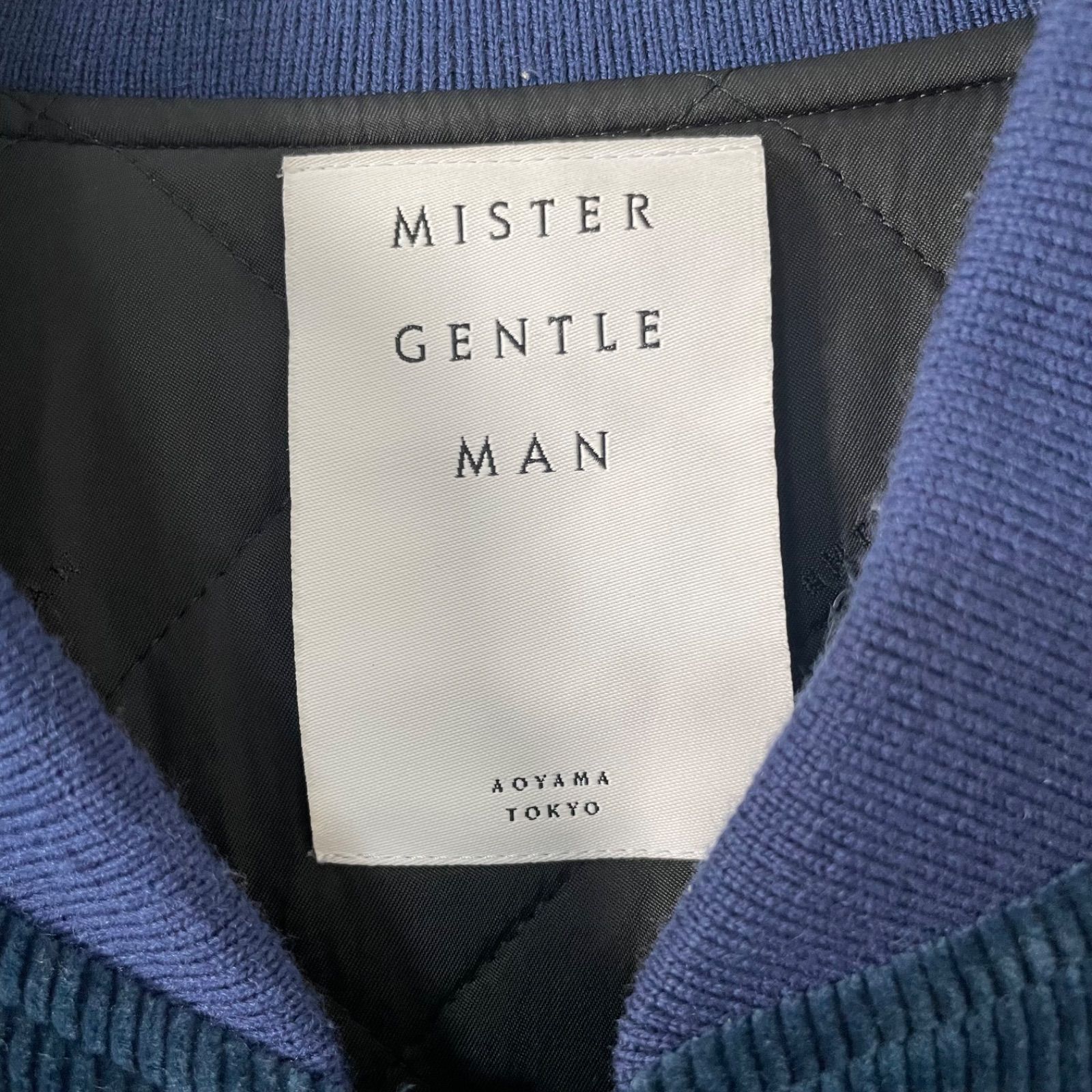 レア MISTERGENTLEMAN CORDUROY MA-1 MR.GENTLEMAN】CORDUROY MA-1 Blue size: L - メルカリ