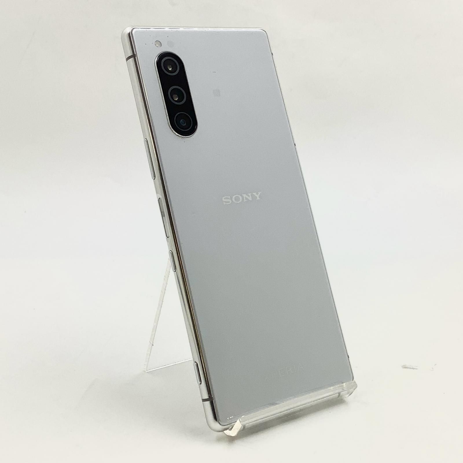 Sony アウトレット Xperia 5 128GB グレー au J9260 白ロム 動作確認済