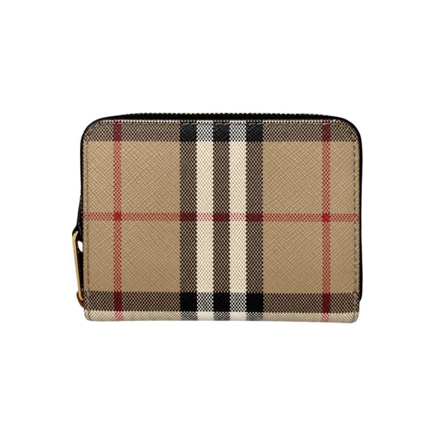 バーバリー 80366711 ヴィンテージチェック2つ折りPVCカードケース