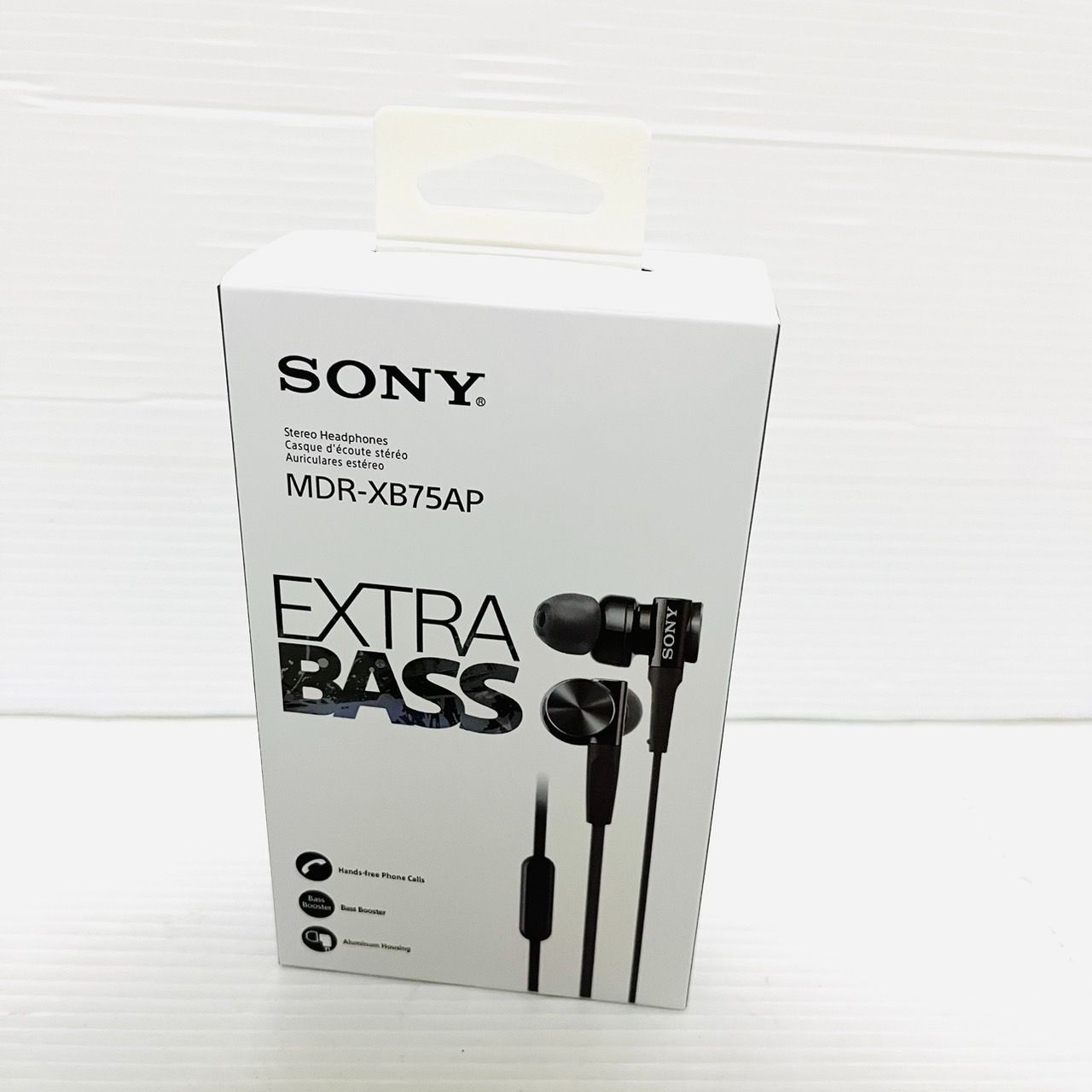 SONY イヤホン 重低音モデル MDR-XB75AP : - E・R - メルカリ