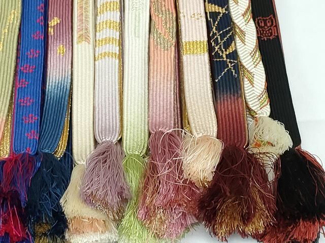 平和屋着物●和装小物　帯締め20本　高麗組　冠組　金銀糸　逸品　DAAV8027by 平和屋着物○和装小物 帯締め20本 高麗組 冠組 金銀糸 逸品 DAAV8027by