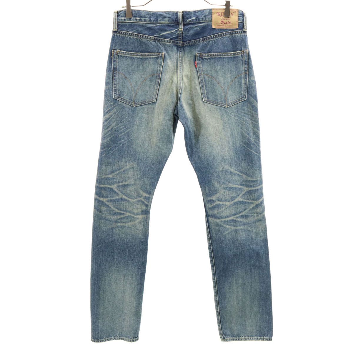 HYSTERIC GLAMOUR ヒステリックグラマー 日本製 ヴィンテージ加工 デニムパンツ W32 ウォッシュブルー ジーンズ メンズ 古着