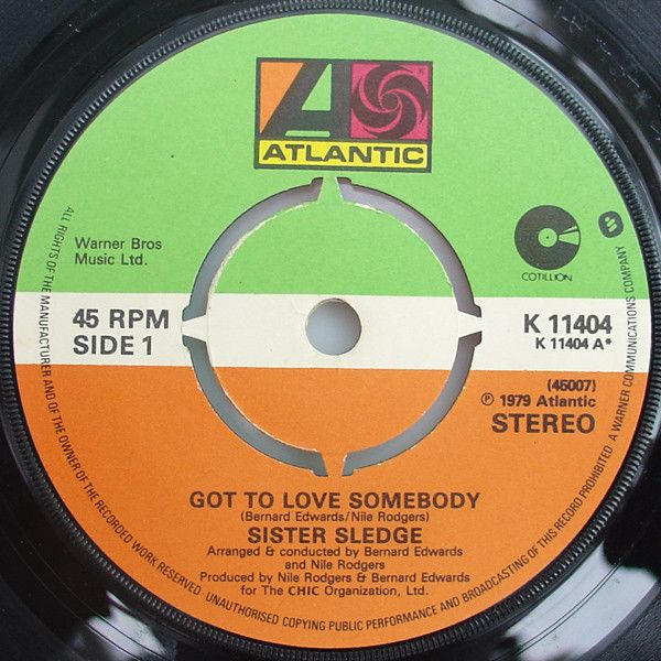 英7” Sister Sledge Got To Love Somebody K11404,45007