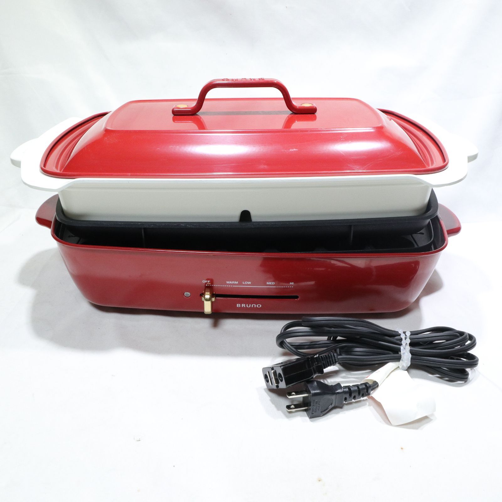BRUNO BOE026-RD ホットプレート BRUNO ホットプレートグランデサイズ