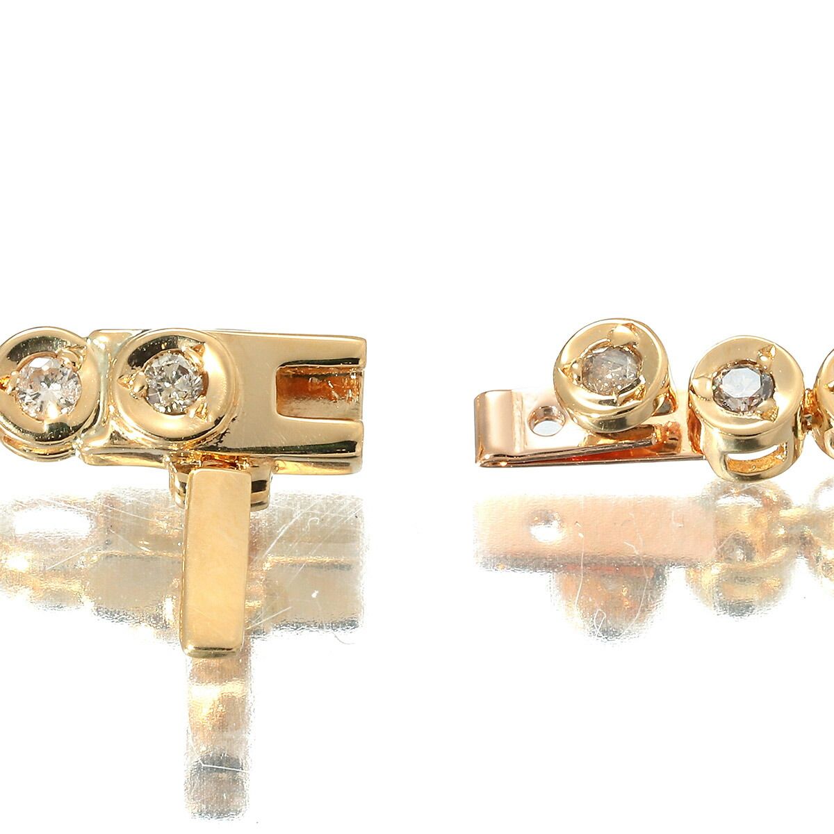 テニスブレスレット ダイヤモンド 1ct K18 新品仕上げ - メルカリ