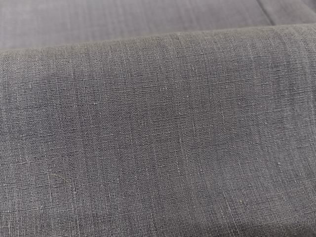 平和屋着物○本場結城紬 重要無形文化財 色無地 紅碧色 正絹 逸品