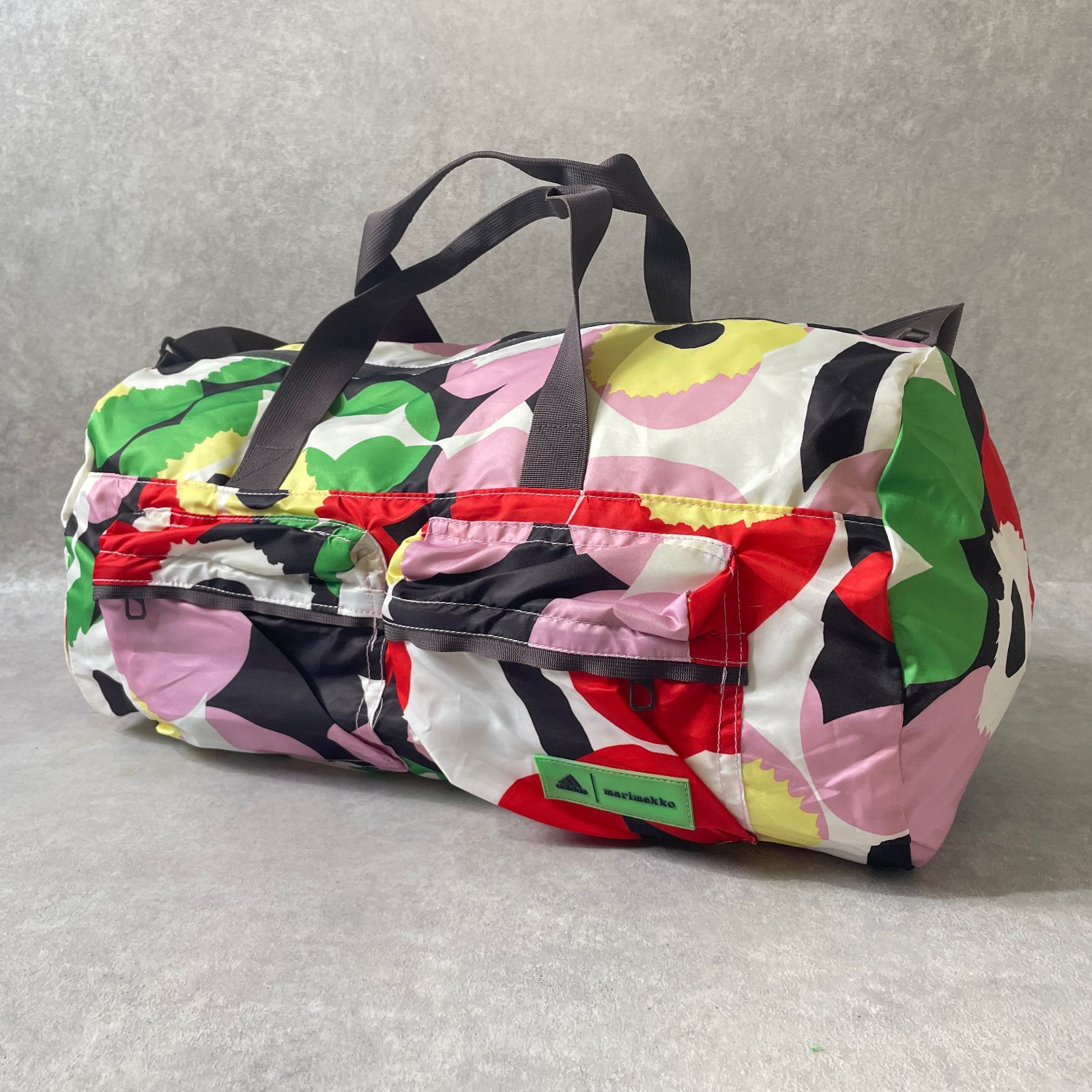 marimekko × adidas 花柄 ダッフルバッグ ボストンバッグ アディダス