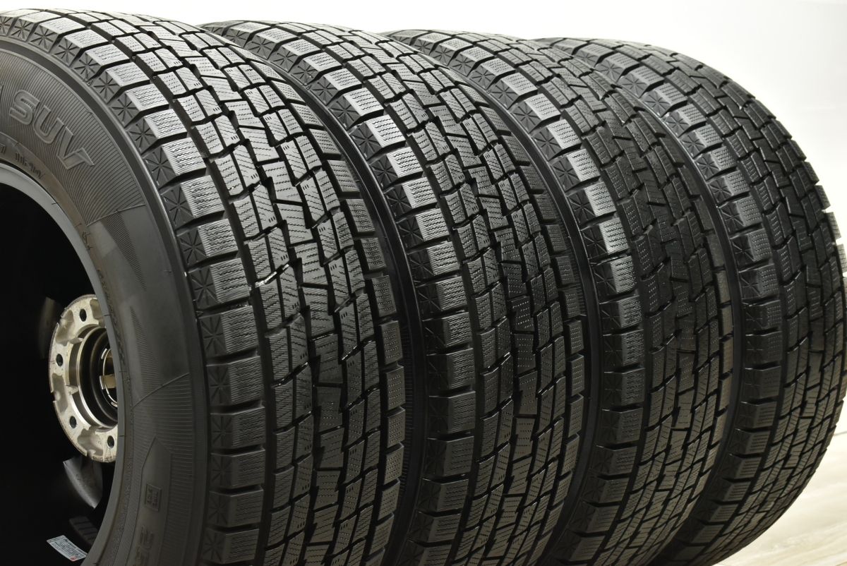 【バリ溝】ロックケリー MX-III 17in 8J +20 PCD139.7 グッドイヤー アイスナビ SUV 265/65R17 プラド ハイラックス サーフ 送料無料